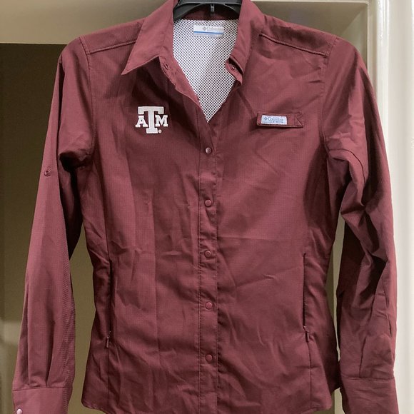 Texas A&M Columbia PFG Maroon Jacket XS - Picture 1 of 10